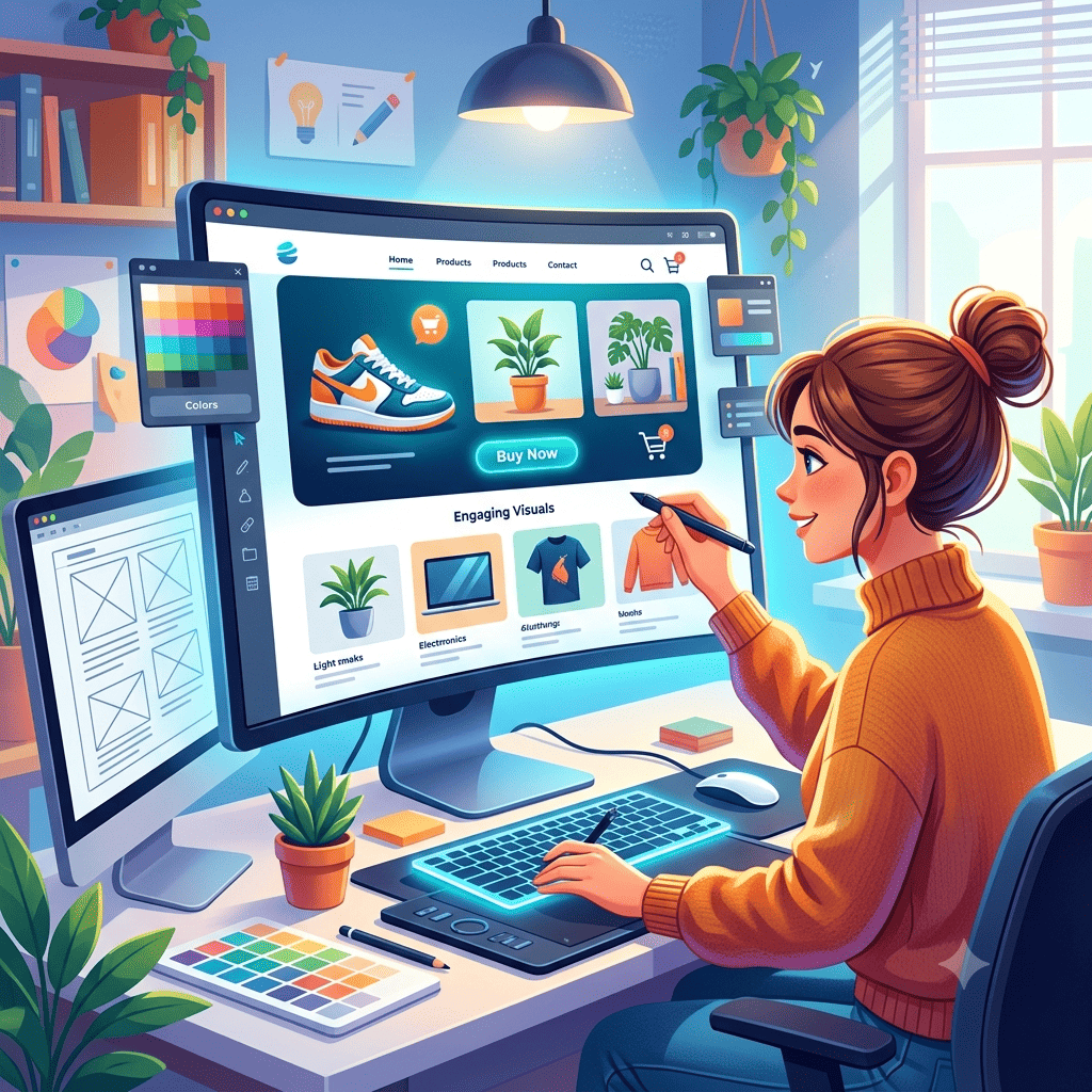 como diseñar una pagina web atractiva para vender