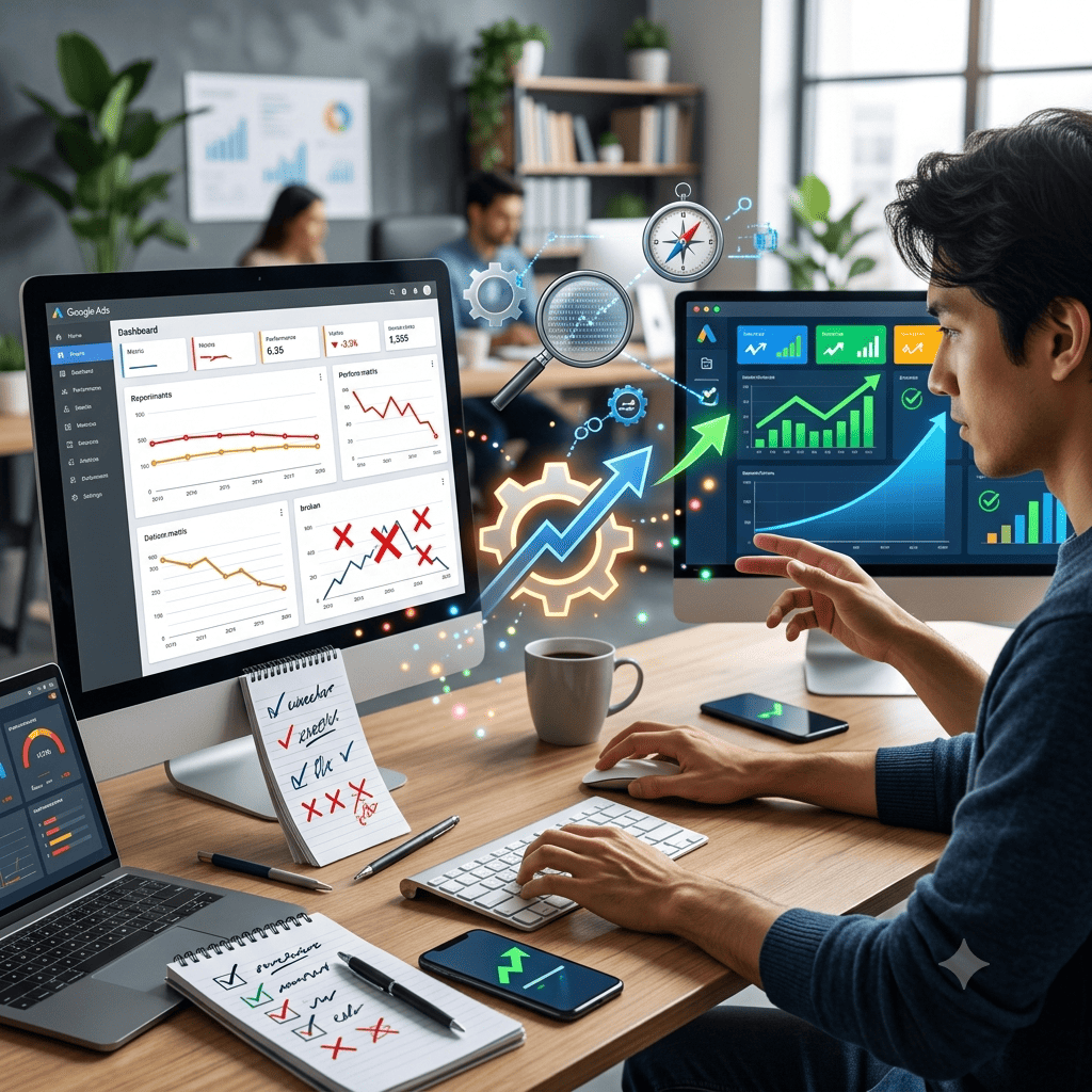 como optimizar una campaña de google ads que no da resultados